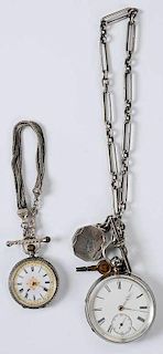 Two Silver Pocket Watches