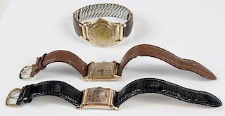 Three Bulova Wrist Watches