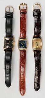 Three Hamilton Wrist Watches