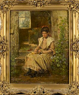 Hugh Newell (Maryland,NJ,1830-1915) oil on canvas