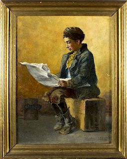 John Henrici (New York,1863-1958) oil on canvas