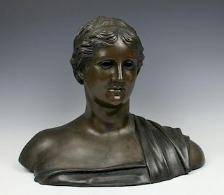French Bronze "Bust of Woman"
