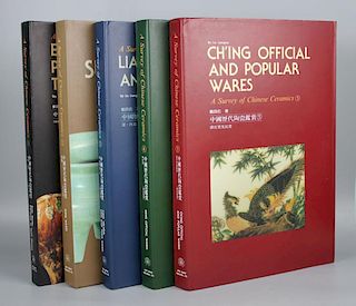 Art Books "Survey of Chinese Ceramics" Porcelain Set of 5 Volumes