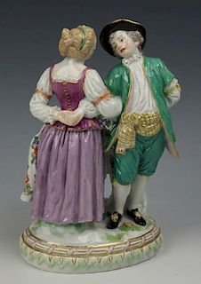 Meissen Acier figurine "Dancing Couple"