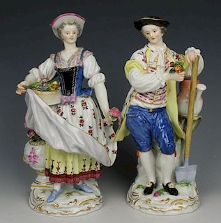 Meissen Acier figurines "Gardeners"