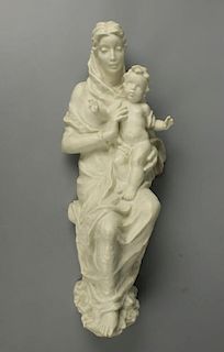 Rosenthal Friedrich Gronau Figurine "Madonna with Child Wall Plaque"