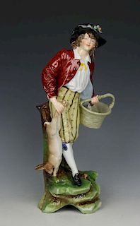 E&A Muller figurine "Man with Rabbit"