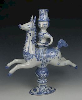 Bjorn Wiinblad figurine L4 "Man on Horse"