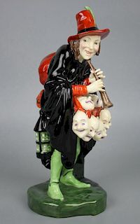 Royal Doulton Figurine HN1361 "Mask Seller" (1934)