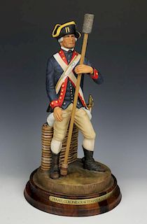 Royal Doulton Figurine Soldiers of the Revolution "Massachusetts" LE