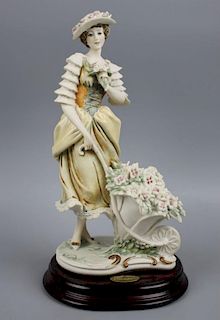 Giuseppe Armani Figurine "Lady with Flower Cart"