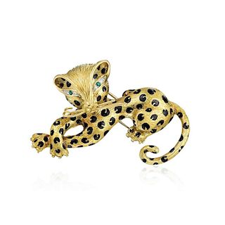 Fred  Leopard Pin