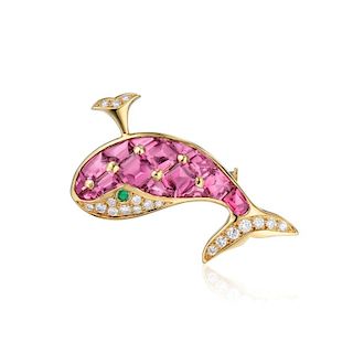 Piaget Whale Brooch