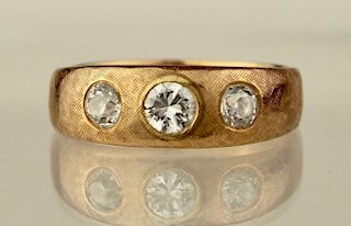 Gentleman's 14K Diamond Ring
