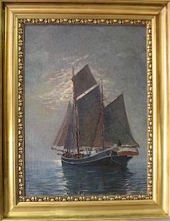 Christian Bogo, 1882-1945 Oil on Canvas