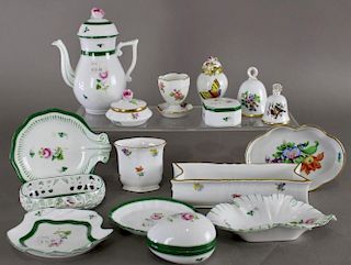 Sixteen Pieces of Herend Porcelain