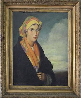 R. Silvestre, Large Oil on Canvas