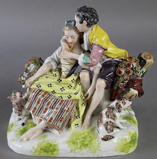 Late 18th Century Meissen Grouping