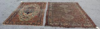 Antique Persian Area Carpet Lot To Inc.