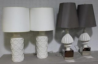 Lot of 2 Pairs of Jonathan Adler Table Lamps.