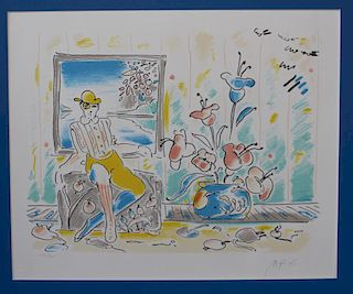 Peter Max, B. 1937, Limited Edition Lithograph