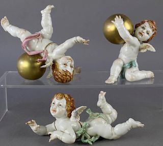 Three Algora Porcelain Figures