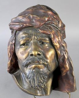 Plaster Cast Bust of Arab