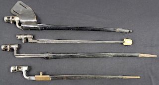 Group of Four Military Bayonets