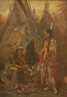 Native American Figural Painting
