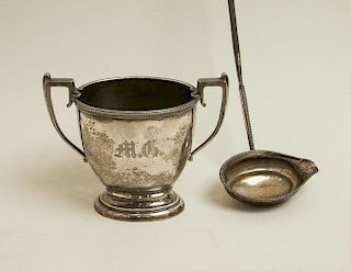 Shreve, Stanwood & Co Sterling Cup and Ladle
