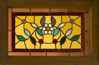 Small American Stained Glass Window