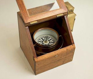 W & J Tiebout Boxed Compass