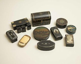 Assorted Snuff Boxes