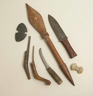 Assorted Indian Knives & Weapons