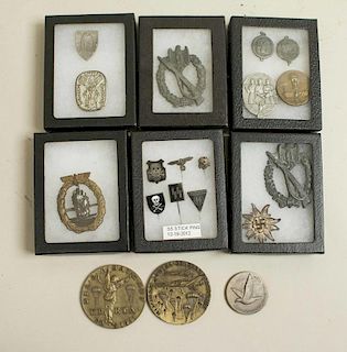 3rd Reich Table Medals, Insignia, Tinnies, Badges