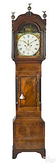 George IV mahogany tall case clock