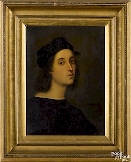 Albert Krafft (19th c.), oil on canvas portrait