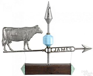 James cow weathervane