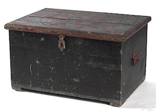 Painted tool chest, late 19th c.