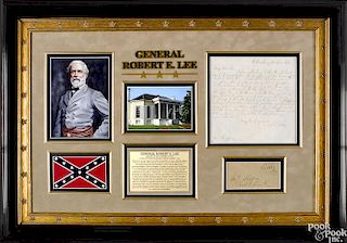 General Robert E. Lee handwritten & signed letter