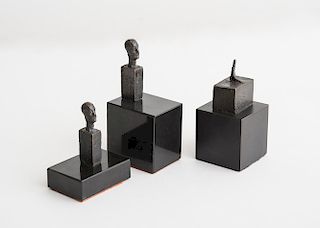 AFTER ALBERTO GIACOMETTI (1901-1966): FOOT; AND TWO HEADS