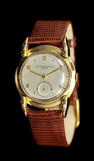 A 18 Karat Yellow Gold Wristwatch, Vacheron & Constantin, Circa 1907,