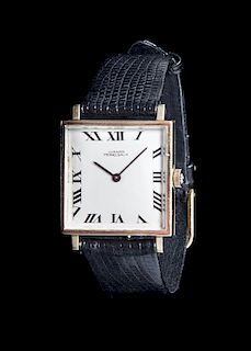 A 14 Karat Yellow Gold Ref. B2416 Wristwatch, Girard Perregeaux,