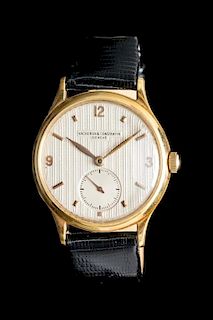 An 18 Karat Yellow Gold Jubilé Wristwatch, Vacheron & Constantin, Circa 1950,
