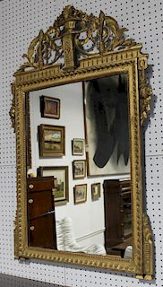 19 Century Carved and Giltwood Mirror.