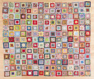 Pieced penny quilt, 20th c.