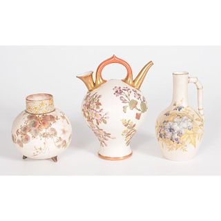 Royal Worcester & Royal Doulton Pitchers and Vase