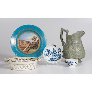 Ridgway, Worcester, and Sevres-style Pottery and Porcelain, Plus