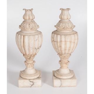 Carved Marble Potpourri jars