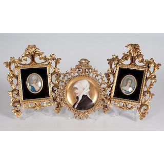 Portrait Miniatures and Plate